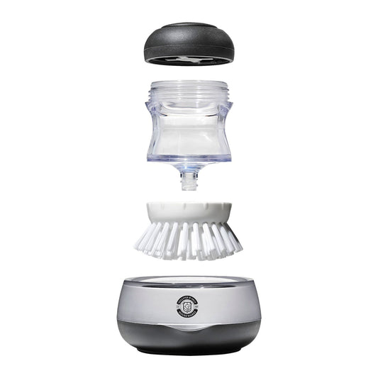 OXO Home & Office One Size / Black OXO - Good Grips Soap Dispensing Palm Brush Storage Set