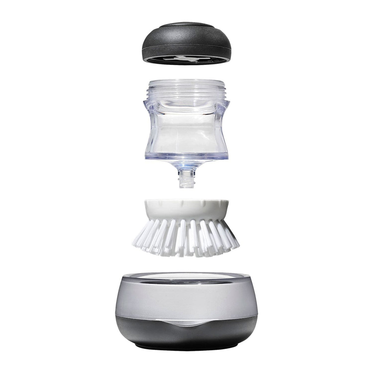 OXO Home & Office One Size / Black OXO - Good Grips Soap Dispensing Palm Brush Storage Set