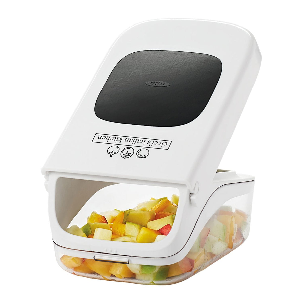 OXO Home & Office One Size / White OXO - Good Grips Vegetable Chopper With Easy-Pour Opening