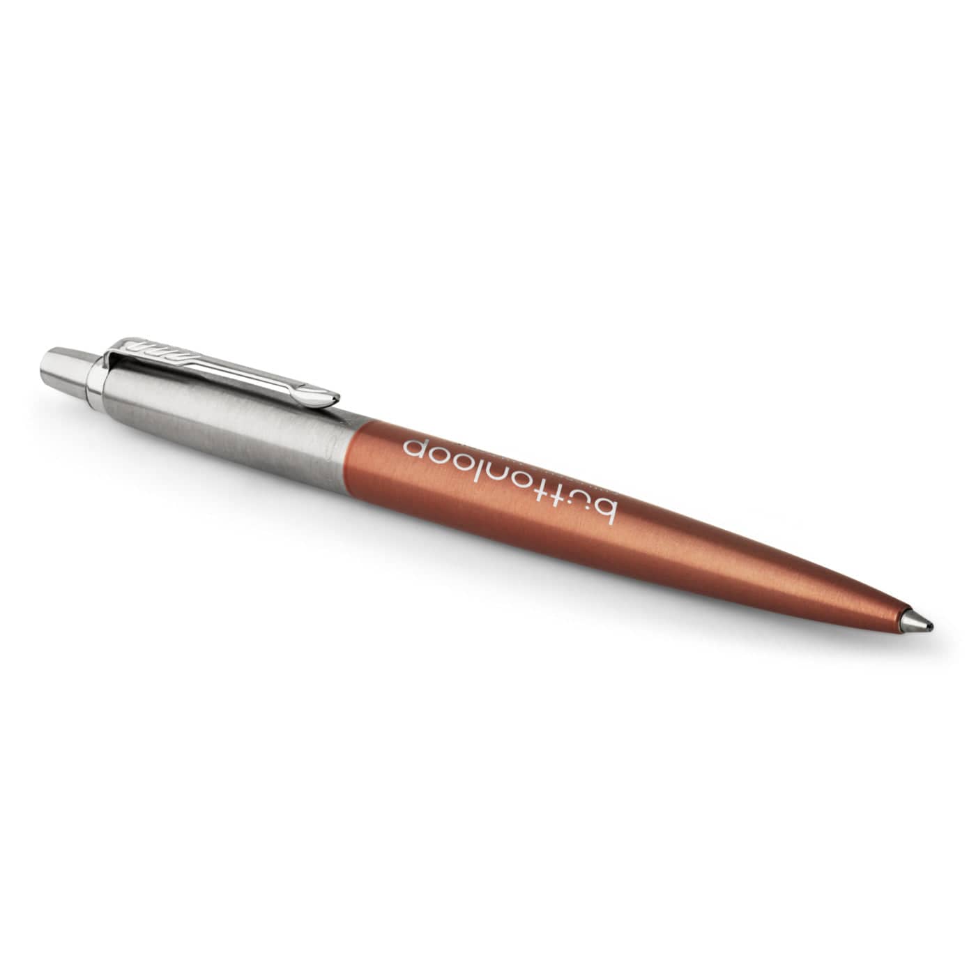 Parker Writing Instruments One Size / Chelsea Orange/Chrome Trim Parker - Jotter London Stainless Steel Ballpoint