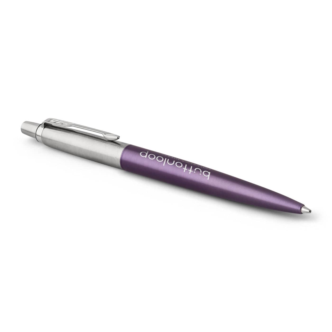 Parker Writing Instruments One Size / Victoria Purple/Chrome Trim Parker - Jotter London Stainless Steel Ballpoint