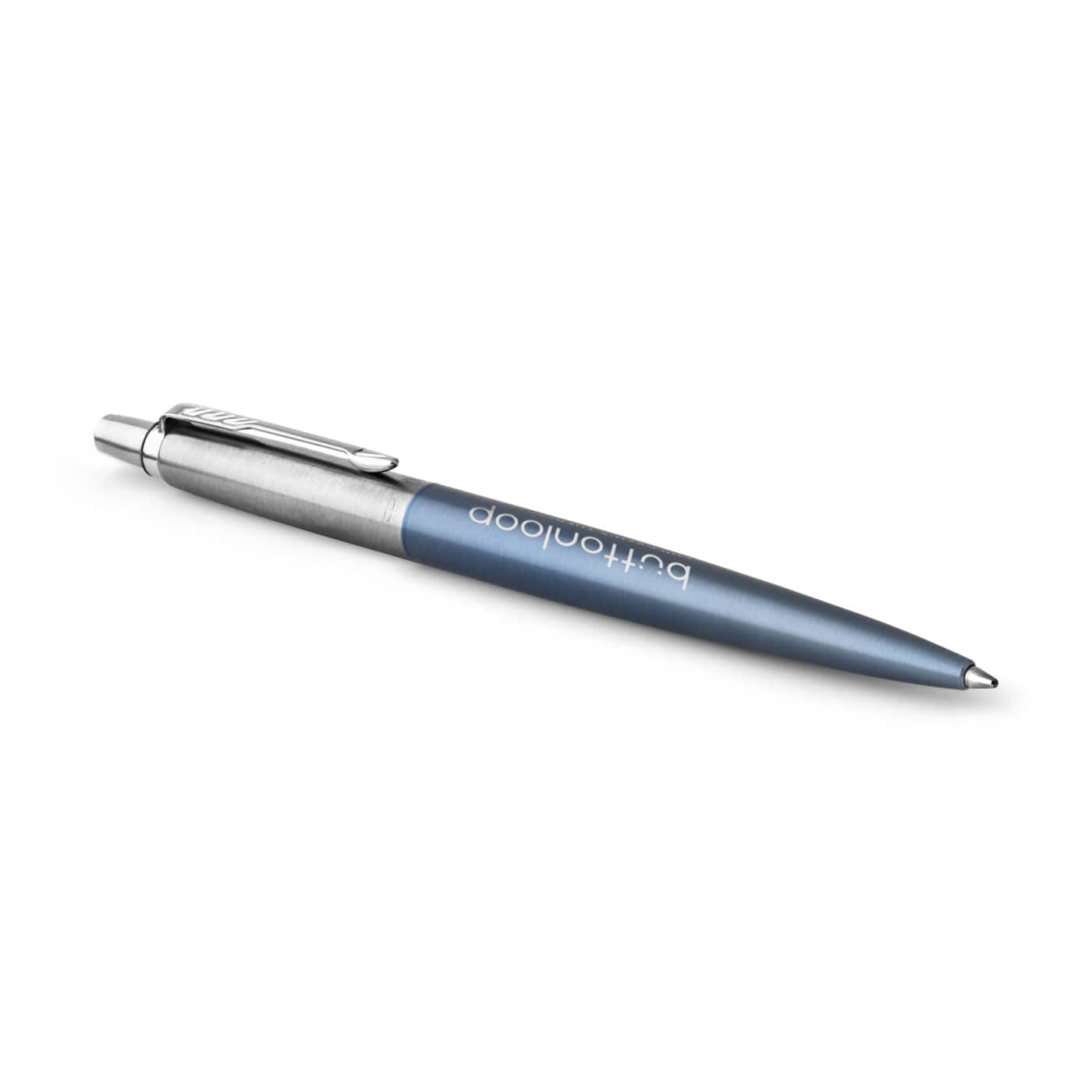 Parker Writing Instruments One Size / Waterloo Blue/Chrome Trim Parker - Jotter London Stainless Steel Ballpoint