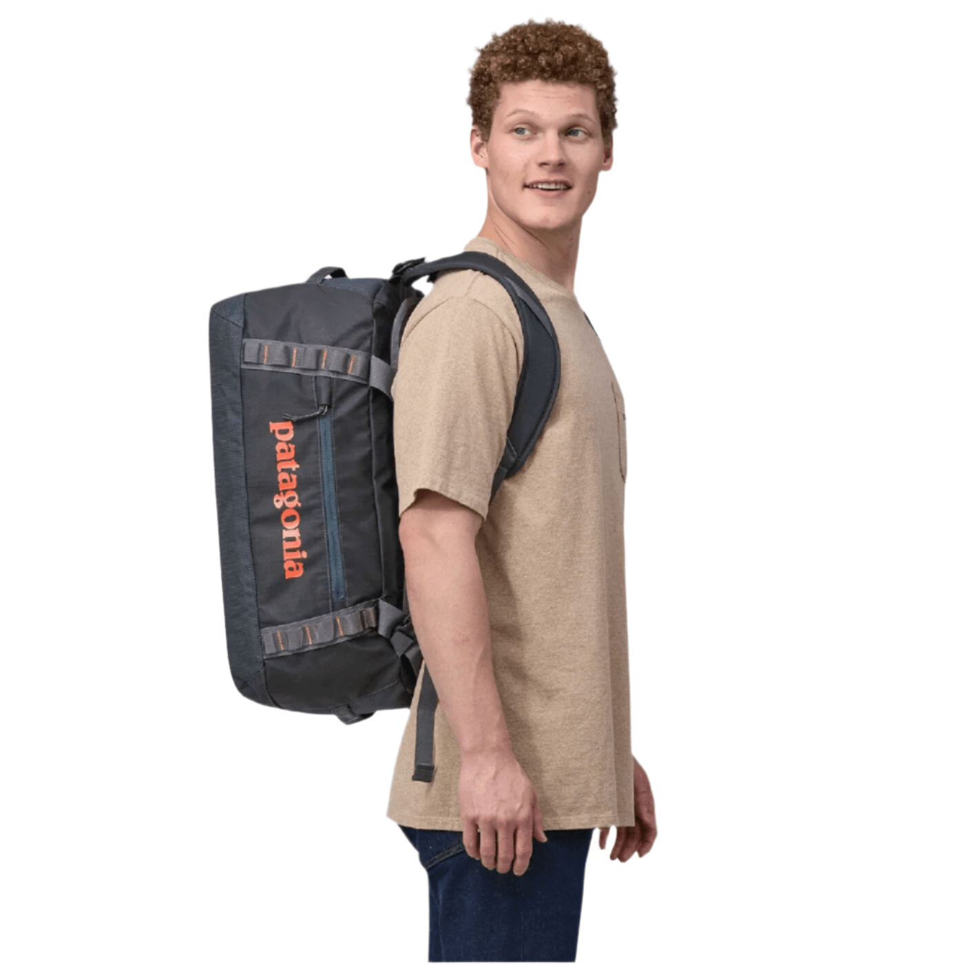 does the patagonia black hole duffel have a shoulder strap Bag 55L - Black organized extended trip Patagonia Black Hole 40l Shoulder