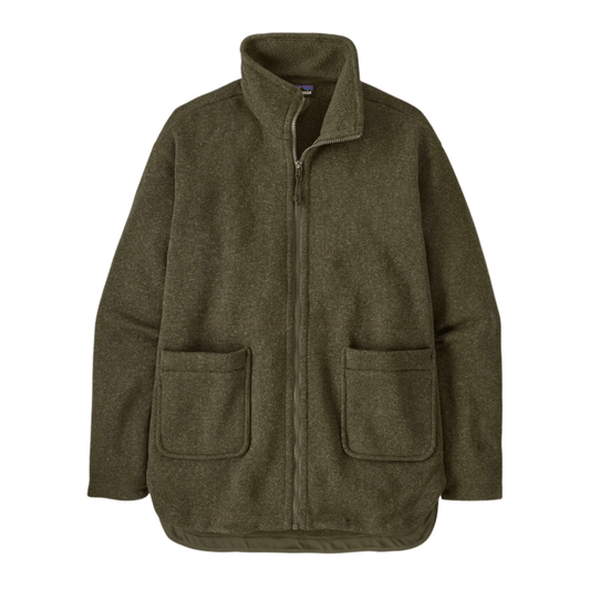 Patagonia Fleece XS / Basin Green Patagonia - Women's Better Sweater® Oversized Coat