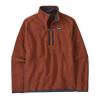 Patagonia Fleece XS / Burnished Red Patagonia - Men's Better Sweater® 1/4-Zip Fleece