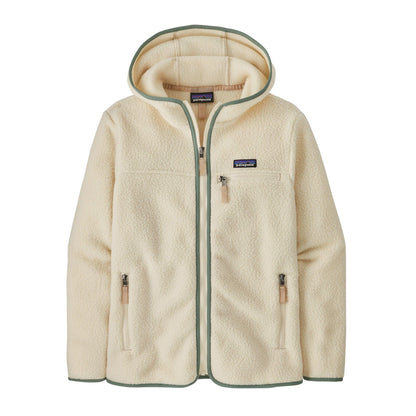 Patagonia Fleece XS / Natural w/Ellwood Green Patagonia - Women's Retro Pile Hoody