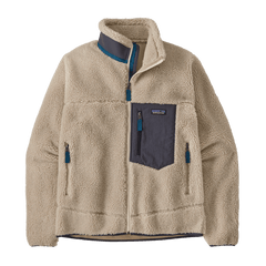 Patagonia Fleece XS / Natural w/Smolder Blue Patagonia - Men's Classic Retro-X Jacket