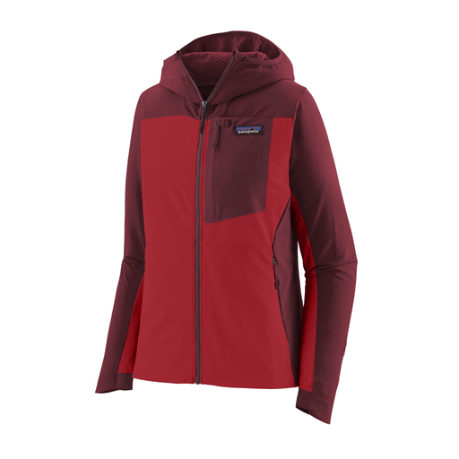 Patagonia Fleece XS / Touring Red Patagonia - Women's R1® CrossStrata Hoody