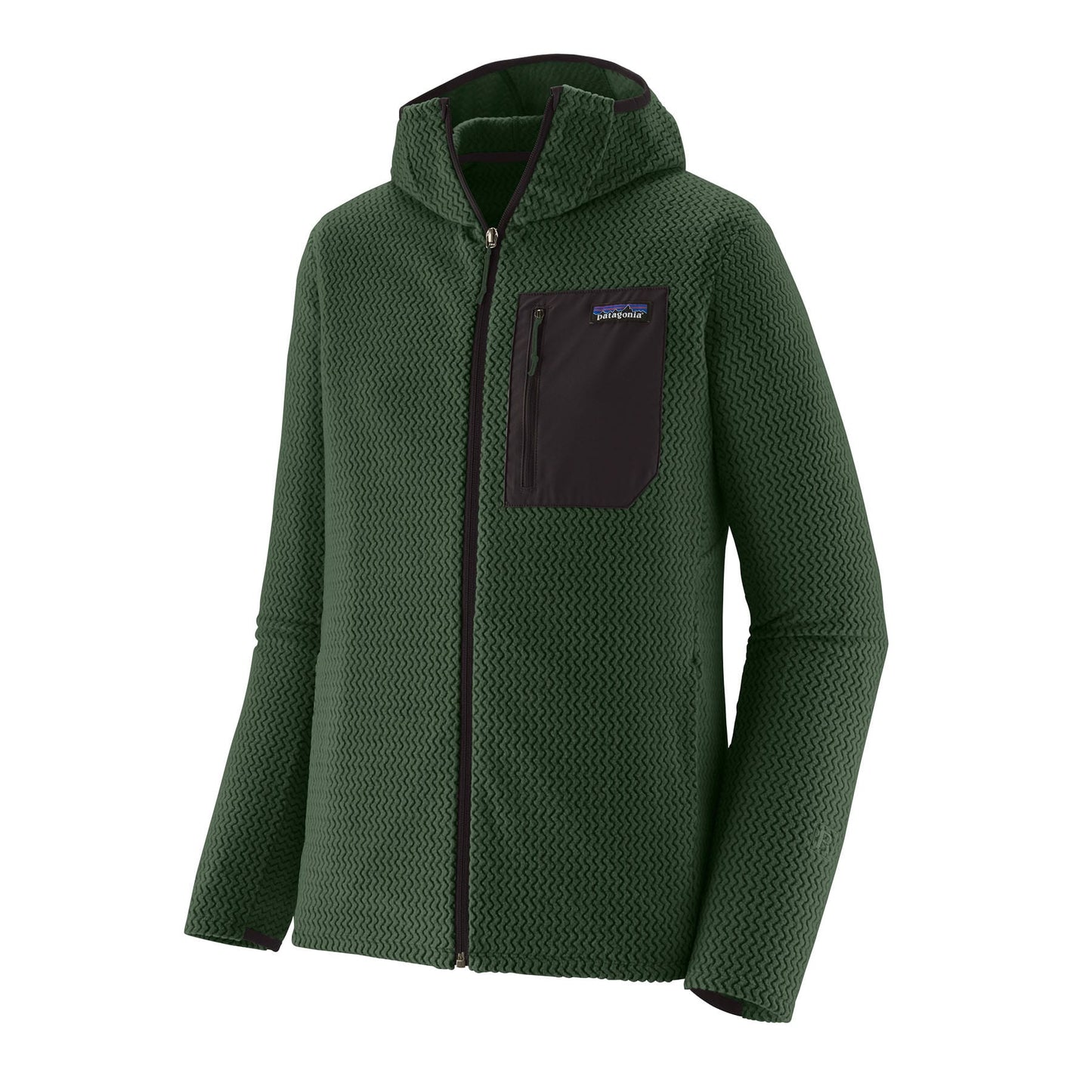Patagonia Fleece XS / Treeline Green Patagonia - Men's R1® Air Full-Zip Hoody