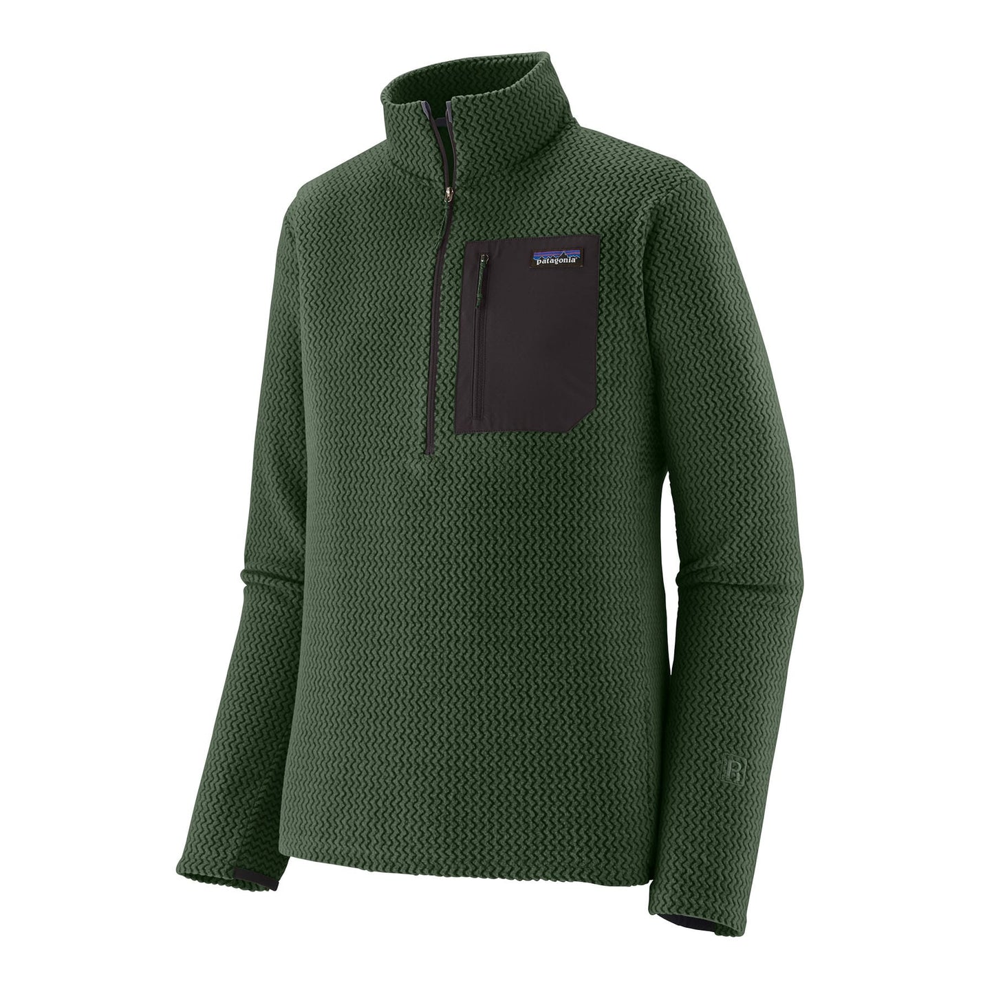 Patagonia Fleece XS / Treeline Green Patagonia - Men's R1® Air Zip-Neck