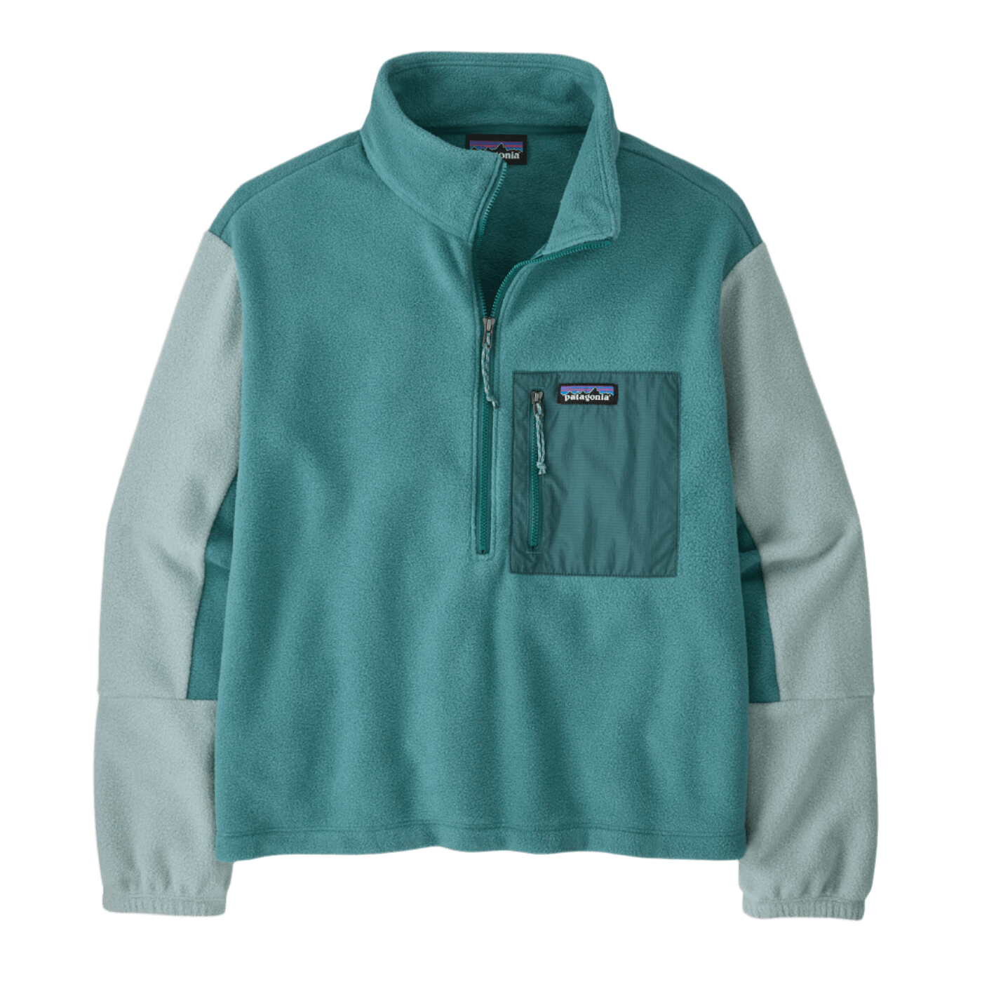 green patagonia pullover