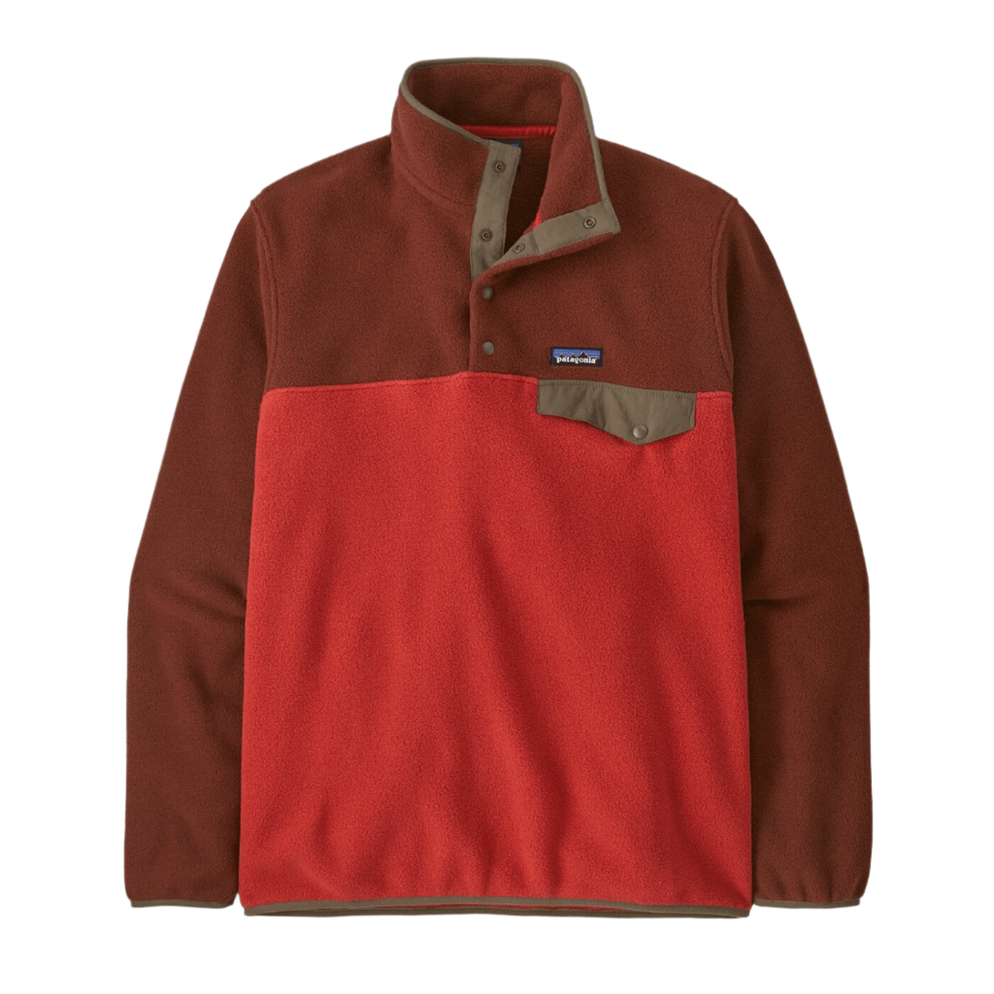 Patagonia Fleece XXS / Amanita Red Patagonia - Men's Lightweight Synchilla® Fleece Snap-T® Fleece Pullover