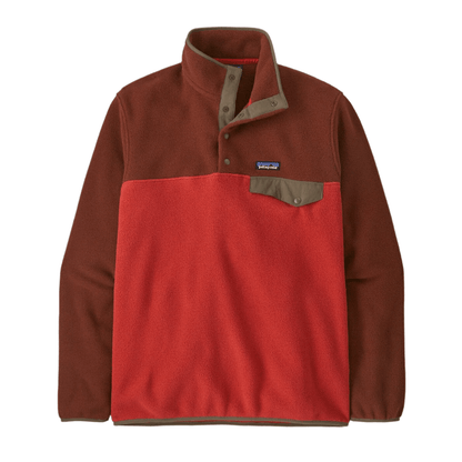 Patagonia Fleece XXS / Amanita Red Patagonia - Men's Lightweight Synchilla® Fleece Snap-T® Fleece Pullover