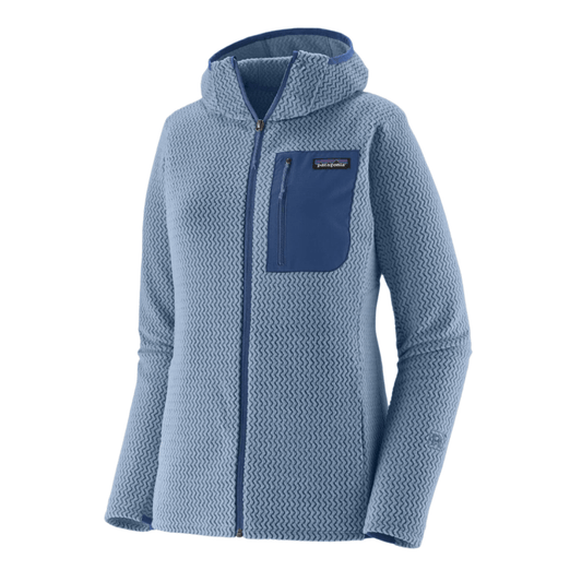 Patagonia Fleece XXS / Barnacle Blue Patagonia - Women's R1® Air Full-Zip Hoody