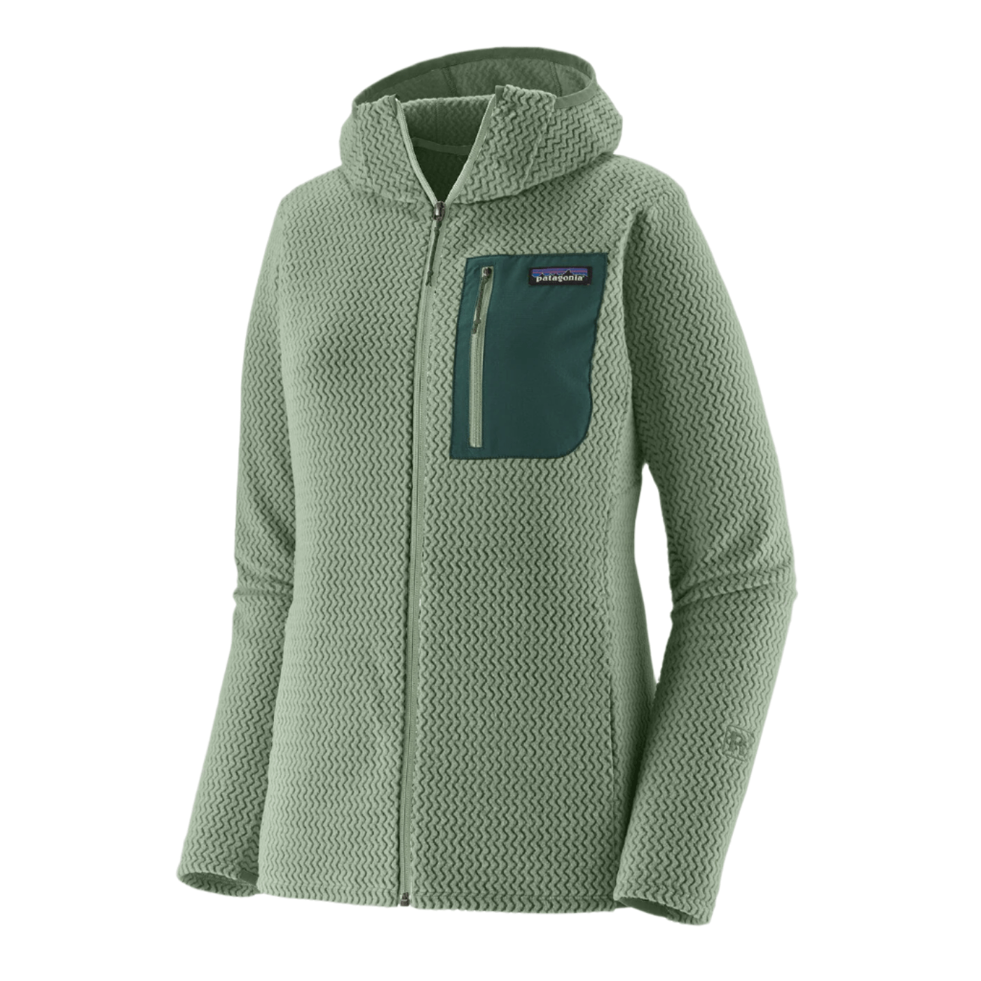 Patagonia Fleece XXS / Ellwood Green Patagonia - Women's R1® Air Full-Zip Hoody