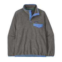 Patagonia Fleece XXS / Nickel w/Abundant Blue Patagonia - Women's Lightweight Synchilla® Fleece Snap-T® Fleece Pullover