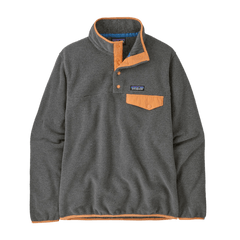 Patagonia Fleece XXS / Nickel w/Vivid Apricot Patagonia - Women's Lightweight Synchilla® Fleece Snap-T® Fleece Pullover