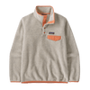 Patagonia Fleece XXS / Oatmeal Heather w/Heirloom Peach Patagonia - Women's Lightweight Synchilla® Fleece Snap-T® Fleece Pullover