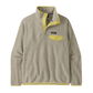 Patagonia Fleece XXS / Oatmeal Heather w/Nearly Green Patagonia - Women's Lightweight Synchilla® Fleece Snap-T® Fleece Pullover