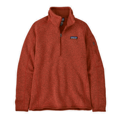 Patagonia Fleece XXS / Pimento Red Patagonia - Women's Better Sweater® 1/4-Zip Fleece