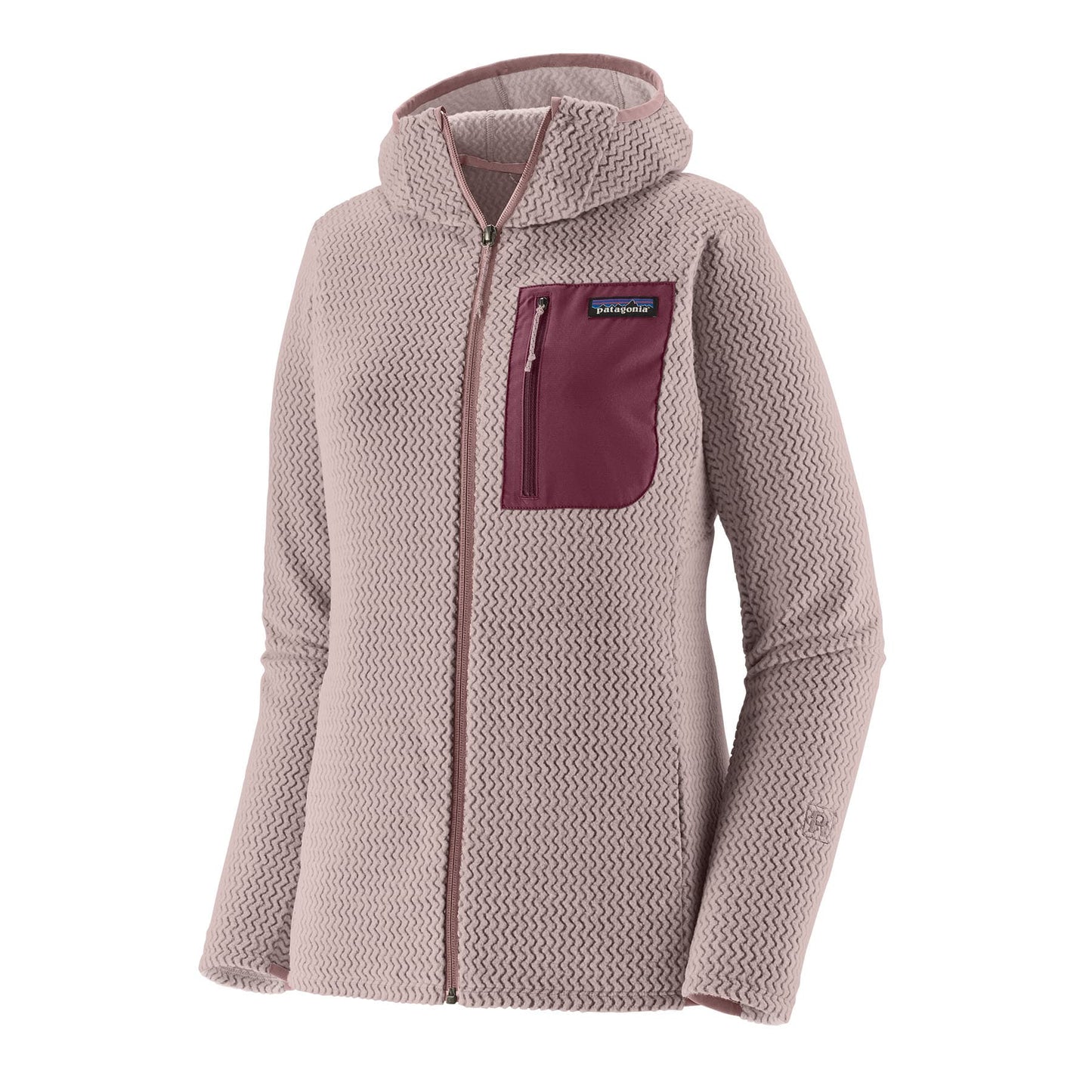 Patagonia Fleece XXS / Stingray Mauve Patagonia - Women's R1® Air Full-Zip Hoody