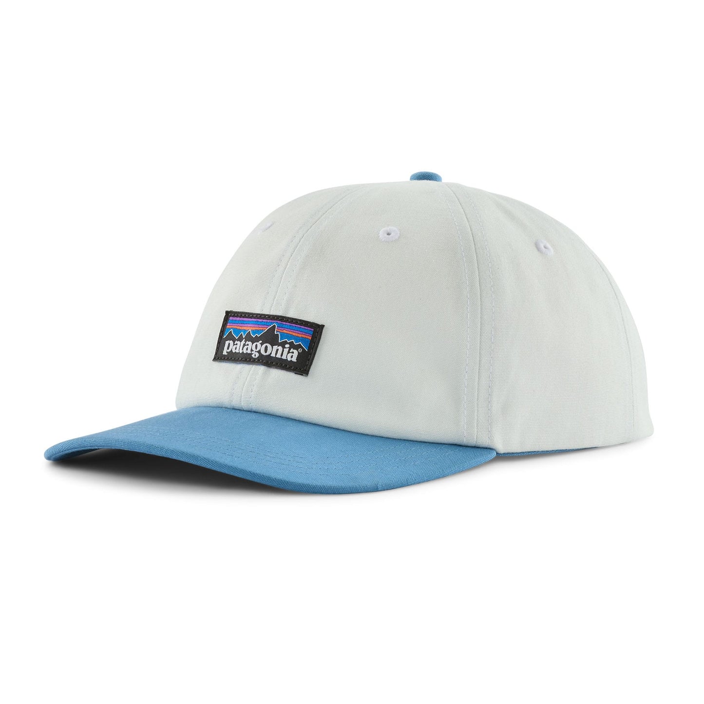 Patagonia Headwear Adjustable / Birch White w/Shore Blue Patagonia - P-6 Label Traditional Cap