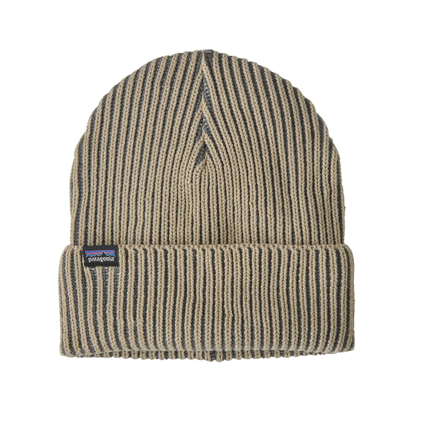 Patagonia Headwear One Size / Contrast Stripe: Weathered Stone Patagonia - Fisherman's Rolled Beanie
