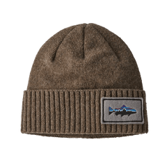 Patagonia Headwear One Size / Fitz Roy Trout Patch: Ash Tan Patagonia - Brodeo Beanie