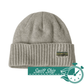 Patagonia Headwear One Size / OG Legacy Label: Crisp Grey 3-Day Swift Ship: Patagonia - Brodeo Beanie