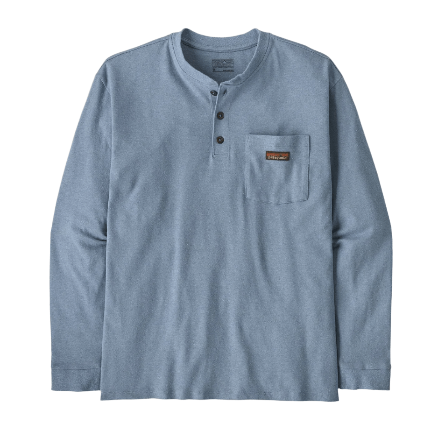Patagonia Knit Top XS / Barnacle Blue Patagonia - Men's Long Sleeve Work Henley Pocket T-Shirt