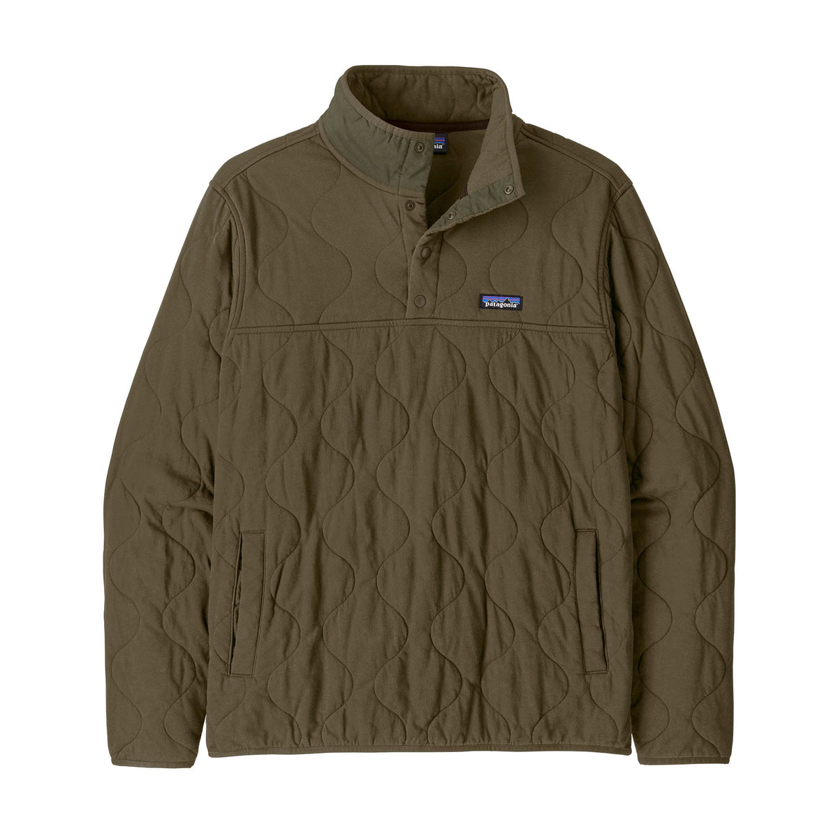 Patagonia Outerwear XS / Basin Green Patagonia - Men's Daily Quilted Snap-T Pullover
