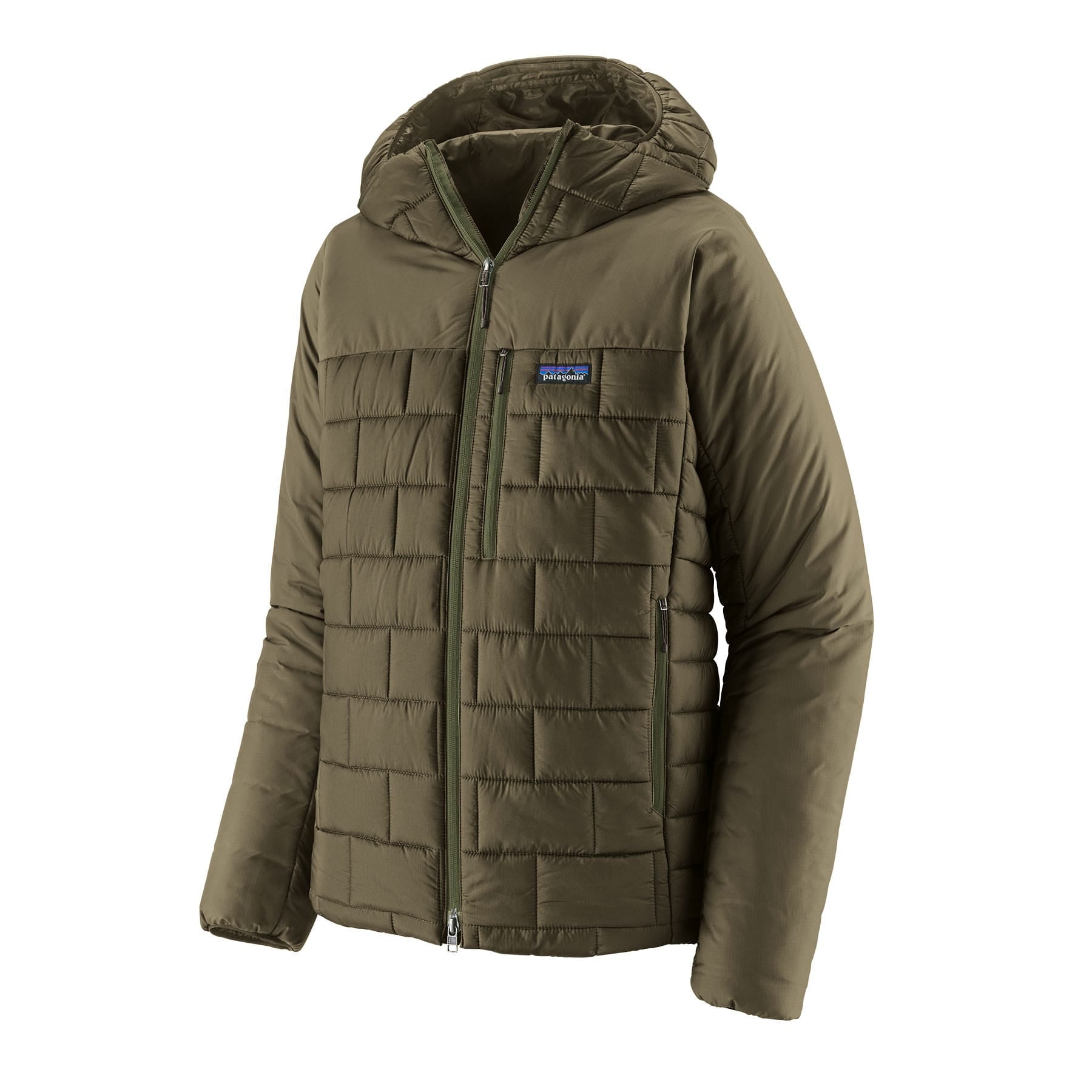 Patagonia Outerwear XS / Basin Green Patagonia - Men's Hi-Loft Nano Puff® Hoody