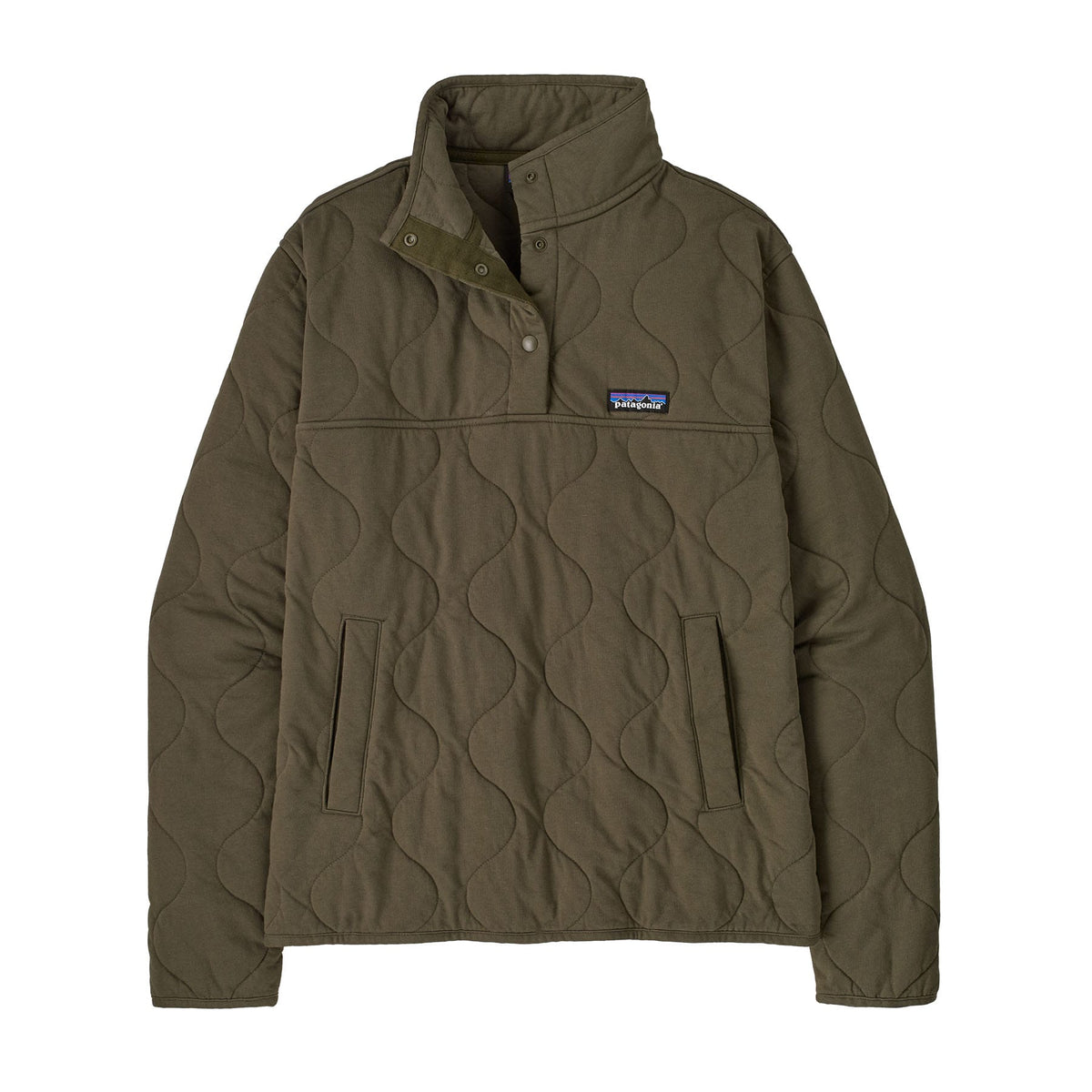Patagonia Outerwear XS / Basin Green Patagonia - Women's Daily Quilted Snap-T Pullover