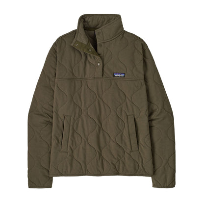 Patagonia Outerwear XS / Basin Green Patagonia - Women's Daily Quilted Snap-T Pullover
