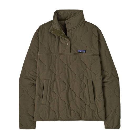 Patagonia Outerwear XS / Basin Green Patagonia - Women's Daily Quilted Snap-T Pullover