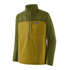 Patagonia Outerwear XS / Bundle Green w/Graze Green Patagonia - Men's Houdini® Stash 1/2-Zip Pullover
