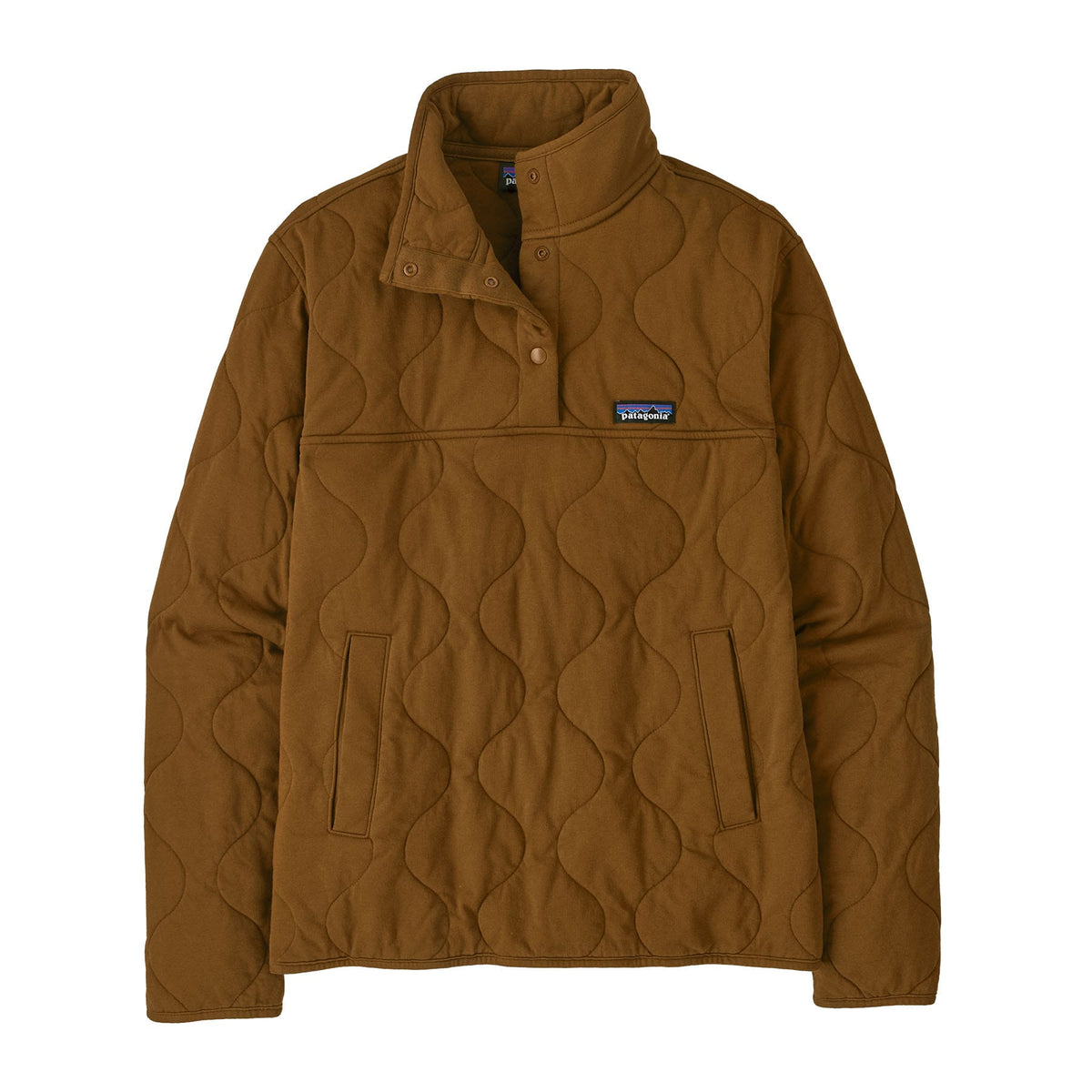 Patagonia Outerwear XS / Wolf Brown Patagonia - Women's Daily Quilted Snap-T Pullover