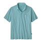 Patagonia Polos XS / Fallen Stripe: Snowmelt Blue Patagonia - Men's Daily Polo