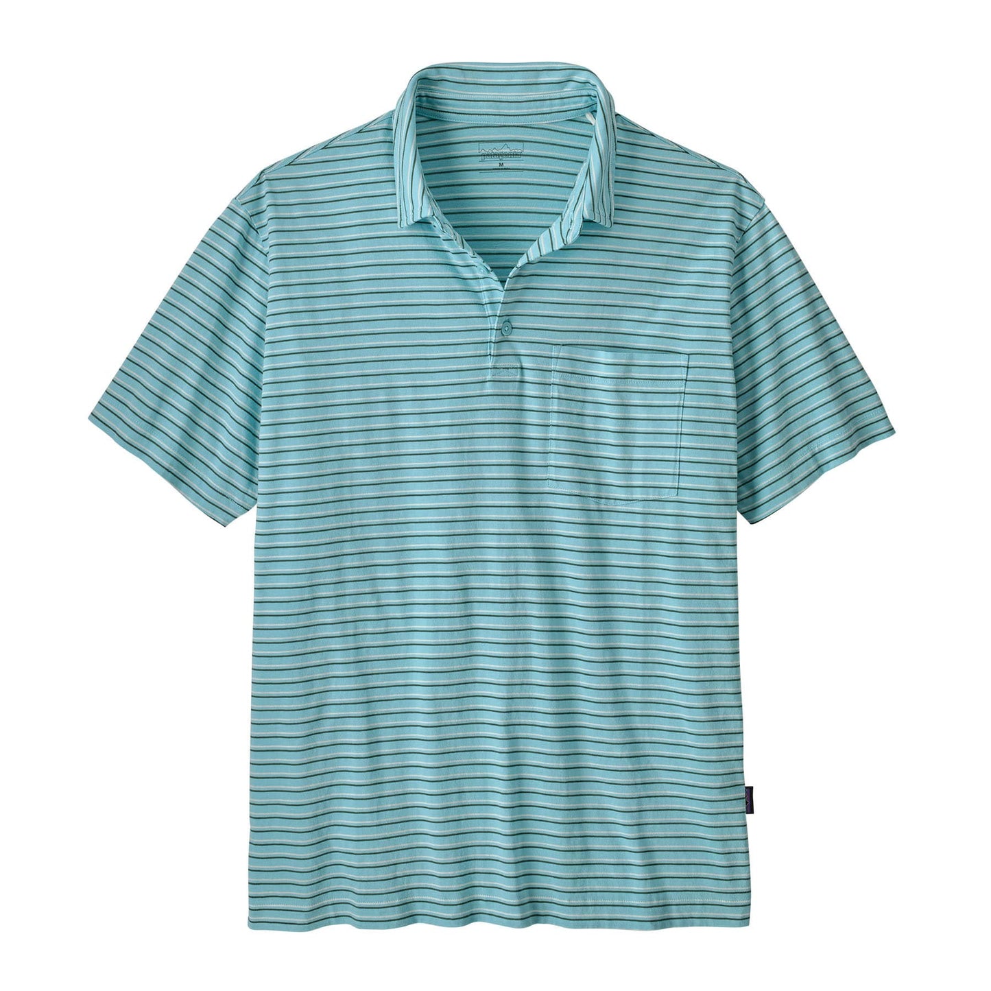 Patagonia Polos XS / Fallen Stripe: Snowmelt Blue Patagonia - Men's Daily Polo