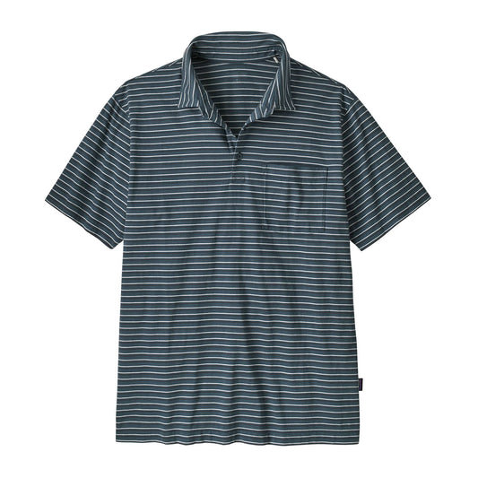 Patagonia Polos XS / Fallen Stripe: Summit Blue Patagonia - Men's Daily Polo