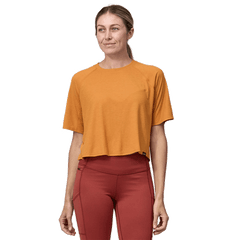 Patagonia T-shirts Patagonia - Women's Short Sleeve Capilene® Cool Trail Cropped Shirt