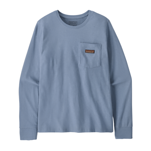 Patagonia T-Shirts XS / Barnacle Blue Patagonia - Women's Long Sleeve Work Pocket T-Shirt