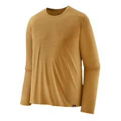 Patagonia T-shirts XS / Beeswax Tan - Pufferfish Gold X-Dye Patagonia - Men's Long Sleeve Capilene® Cool Daily Shirt