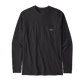 Patagonia T-shirts XS / Black Patagonia - Men's Long Sleeve Work Pocket T-Shirt