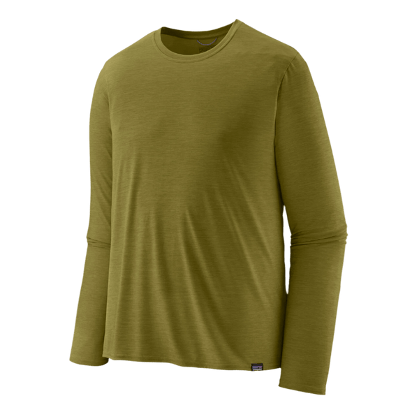 Patagonia T-shirts XS / Graze Green - Light Graze Green X-Dye Patagonia - Men's Long Sleeve Capilene® Cool Daily Shirt