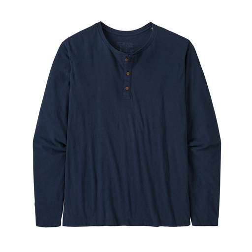 Patagonia T-shirts XS / New Navy Patagonia - Men's Long Sleeve Daily Henley