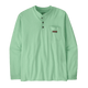 Patagonia T-shirts XS / Rinsed Green Patagonia - Men's Long Sleeve Work Henley Pocket T-Shirt