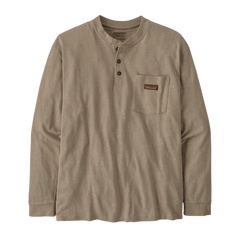 Patagonia T-shirts XS / Seabird Grey Patagonia - Men's Long Sleeve Work Henley Pocket T-Shirt