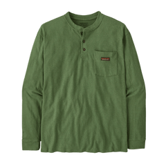 Patagonia T-shirts XS / Terrain Green Patagonia - Men's Long Sleeve Work Henley Pocket T-Shirt