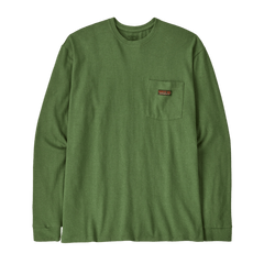 Patagonia T-shirts XS / Terrain Green Patagonia - Men's Long Sleeve Work Pocket T-Shirt